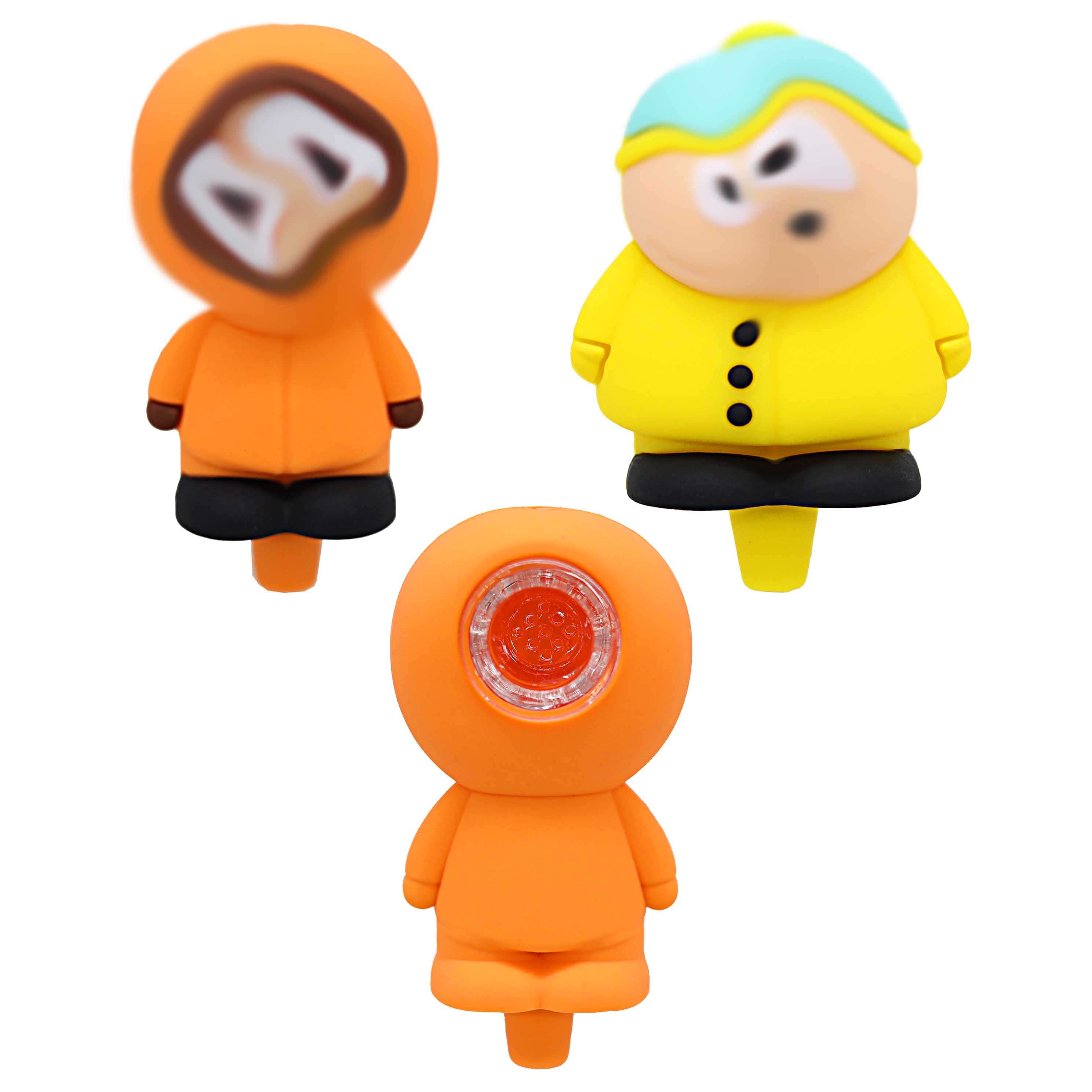 Hoodie Dude Silicone Handpipe (SL-5060) | 4 inch | Assorted Colors product image